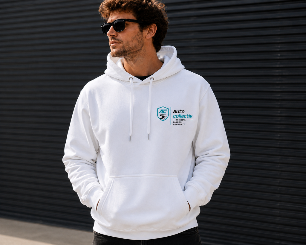 Signature White Hoodie